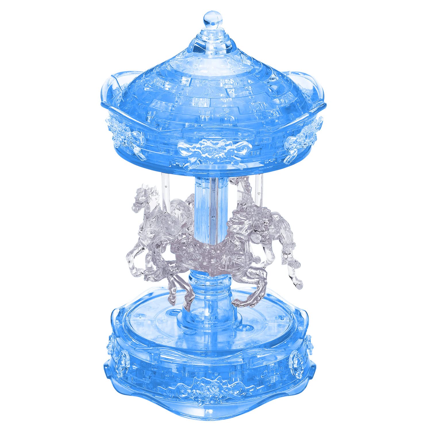 Amazon.com: BePuzzled, Carousel Deluxe Original 3D Crystal Puzzle