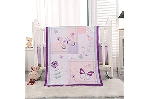 Wowelife Premium Purple Crib Bedding: A Royal Haven for Little Princesses