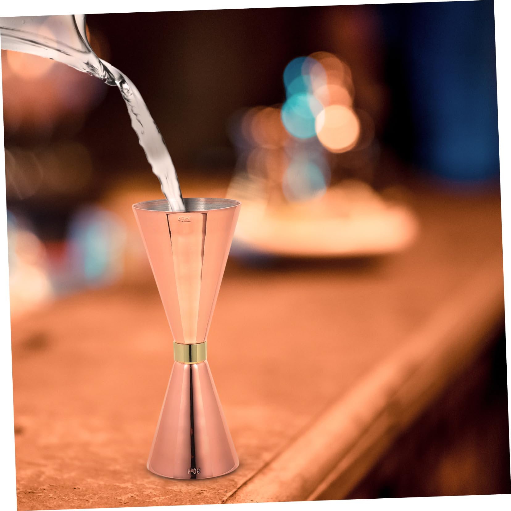 Cabilock Lot De 3 Doseurs À Cocktail En Acier Inoxydable Tasses De 1 Oz Tasses À Mesurer Pour Barman Double Tasse À Vin Pour Usage Domestique