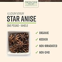 Vista 2 de Frontier Co-op Organic Whole Star Anise 1lb - Dried Whole Star Anise Pods