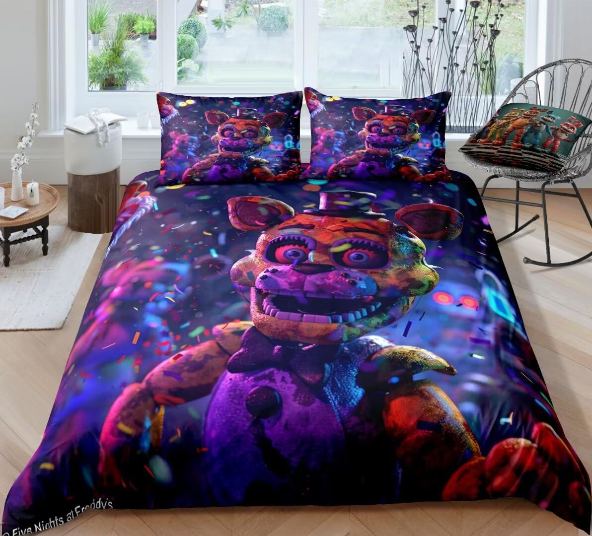 FNAFfans Boys Girls Five Nights Favors Quilt Duvet Cover