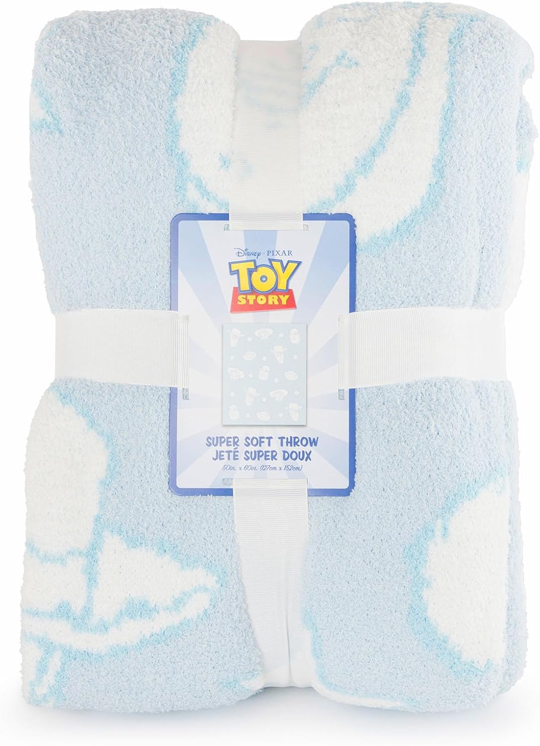 Jay Franco Disney Pixar Toy Story Feather Knit Fluffy Throw Blanket - Woody and Buzz Lightyear Fuzzy Blanket Measures 50 x 60 inch | Super Soft Lightweight Bedding - Image 7