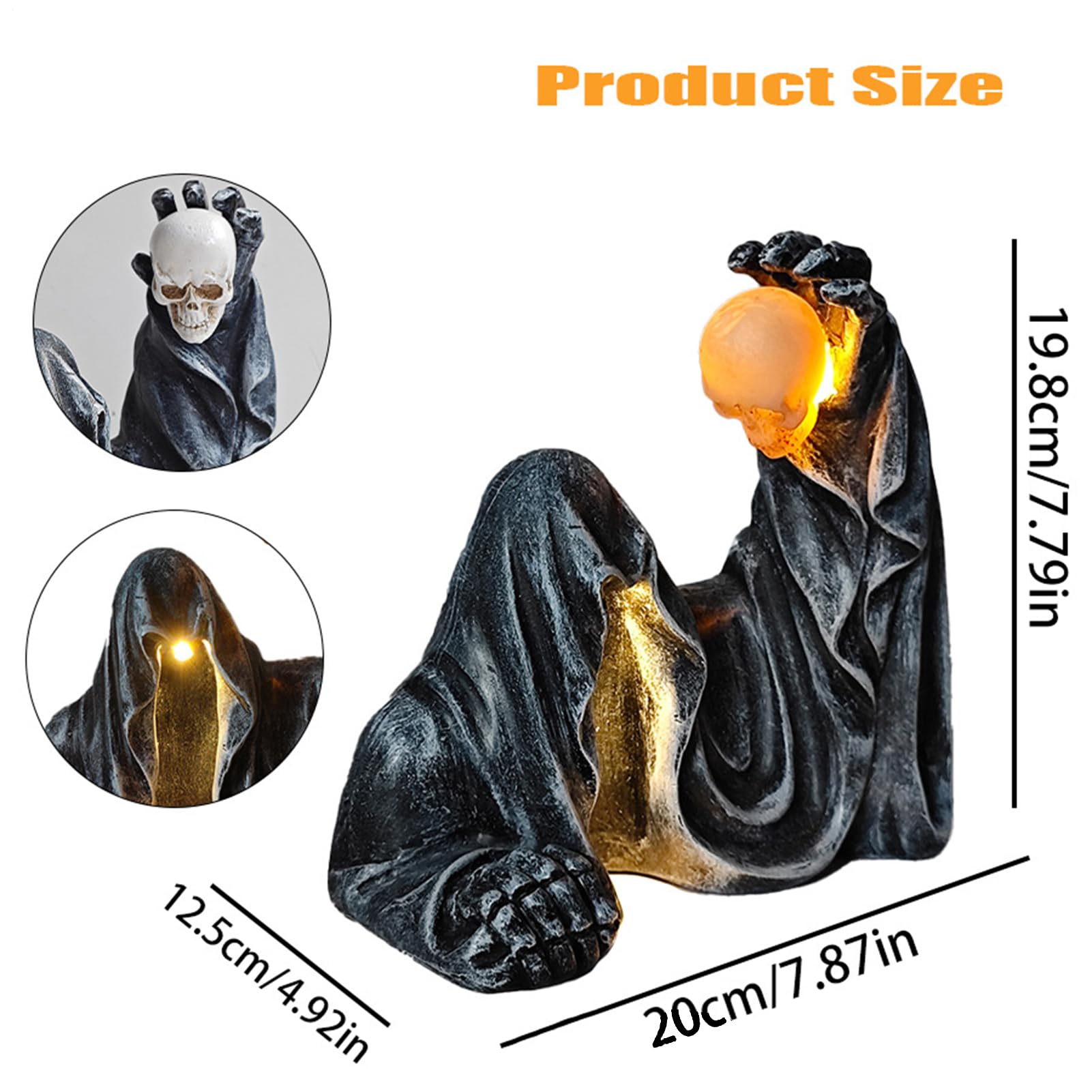Figurki Halloween Dekoracje Z Czarnymi Pelerynami Na Halloween
