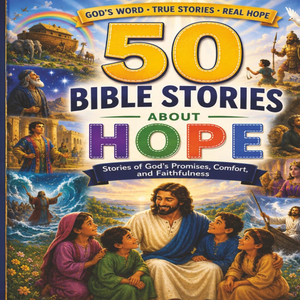 50 Bible Stories About Hope: Inspiring Bible Stories That Teach Children to Trust God's Promises, Find Courage, and Never Lose Hope Series (Bible Stories for Kids: Character and Faith Collection)