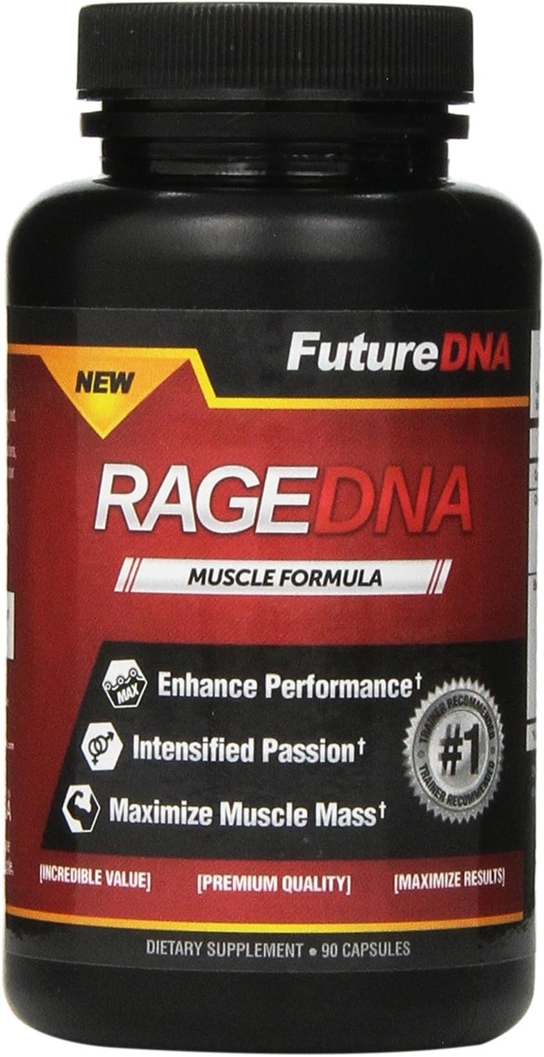 RageDNA Muscle Formula by FutureDNA - 3 Bottles