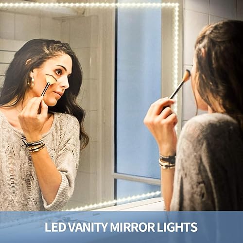 Miniatura 4 de Tira de luces LED de 50.5 pies, luz blanca cálida, tira flexible de luces LED de intensidad regulable, Kits con fuente de alimentación ETL de 24V,