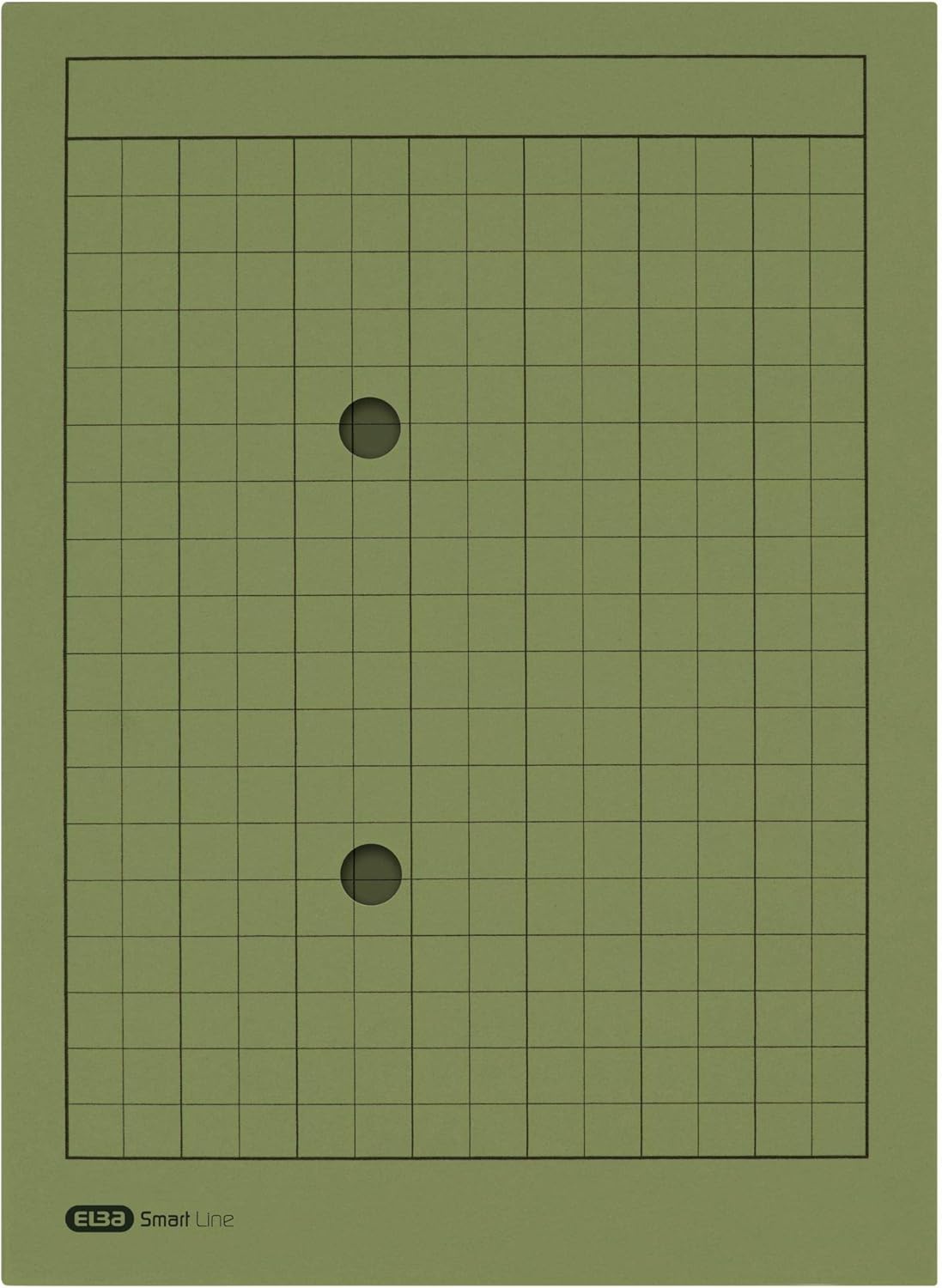 Elba 35461GN Clipfile for Approximately 100 DIN A4 Pages Manila Cardboard 250 GSM Set of 50 Green