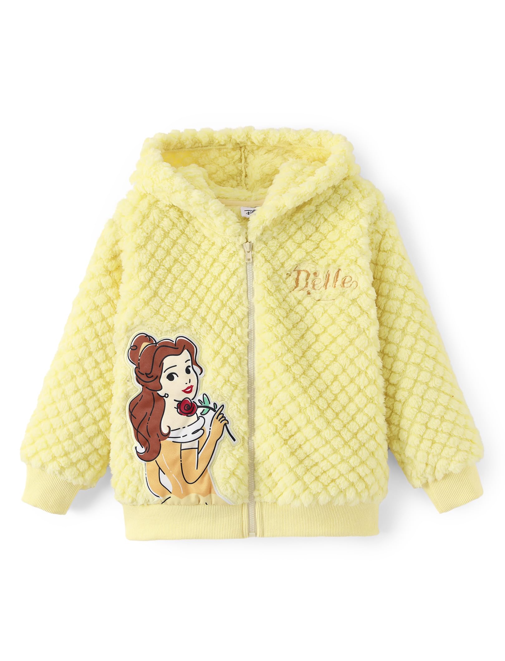 Disney Girl/Boy Fleece Jacket Zipper Sherpa Fuzzy Hoodie Winter Coat 2-13Y