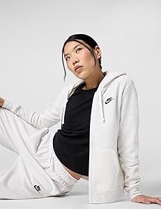 Nike Women's Sportswear Club Fleece Full-Zip Hoodie