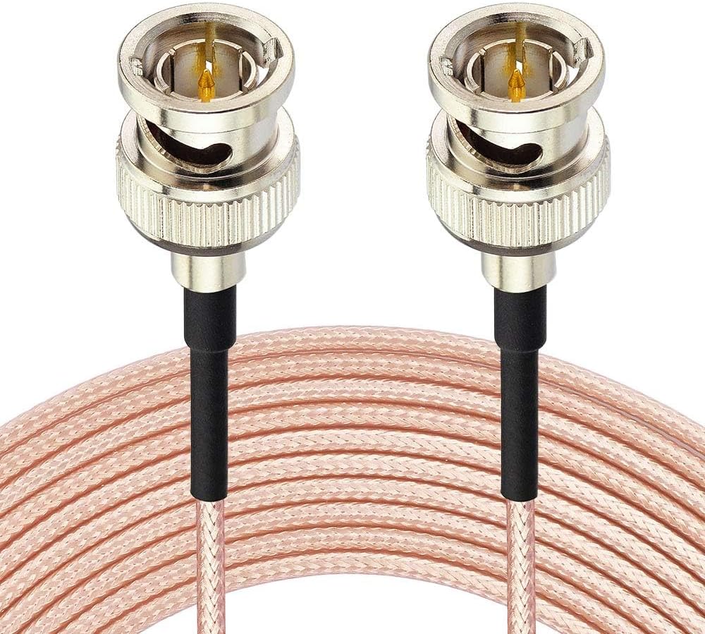 Superbat 3G/HD SDI Cable (10ft 75ohm) for Cameras and Converters - Supports HD-SDI/3G-SDI/4K/8K, Straight BNC Connector