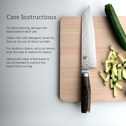 Miniatura 7 de Shun DM0816 Hinoki - Tabla de cortar (tamaño mediano)