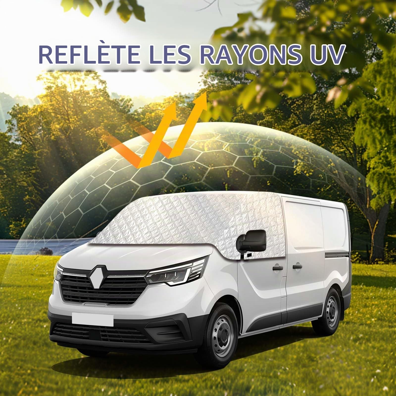 Housse de Pare-Brise pour Renault Trafic 3 & Opel Vivaro (2014-2026)