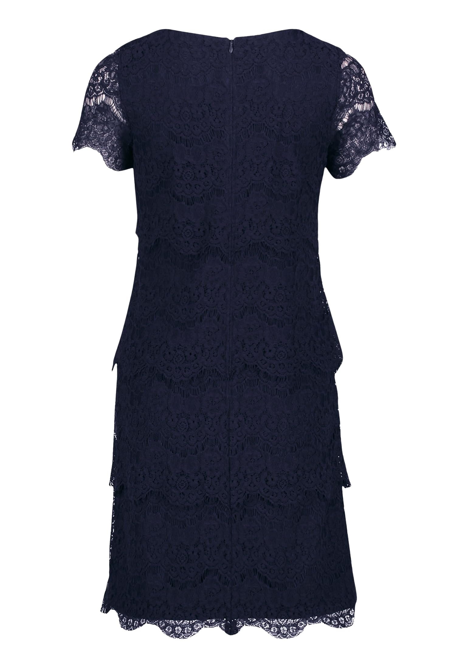 Vera Mont Damen Spitzenkleid Kurzarm
