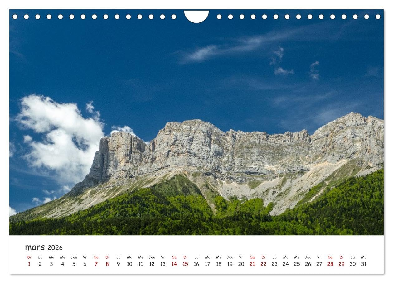 Les Hauts du Vercors (Calendrier mural 2026 DIN A4 vertical), CALVENDO calendrier mensuel: À la découverte des Hauts-Plateaux du Vercors