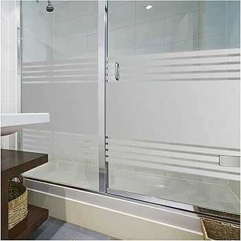 INDIGOS UG Glasdekorfolie Dusche 1200mm breit x 500mm hoch - Folie für ...