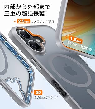 【チタングレー専用色・マット半透明】TORRAS iPhone 16 Pro M Amazon.co.jp: 【チタングレー専用色・マット半透明】TORRAS