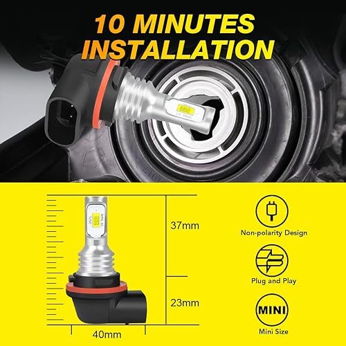 Miniatura 6 de IHNZCB Compatible con bombillas LED para faros delanteros Honda Rancher Rubicon Fourtrax Foreman TRX420 TRX500, accesorios 34901-HR3-A21 ATV UTV,