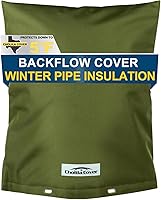 Vista 27 de Cubierta para prevención de reflujo aislada (5˚F) con tela gruesa de 7 capas, 14" de ancho x 18" de alto con capa de papel de aluminio cubierta