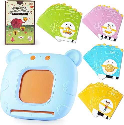 224 tarjetas didácticas que hablan con palabras visuales, aprendizaje del alfabeto, de bolsillo, terapia del habla, juguetes sensoriales para