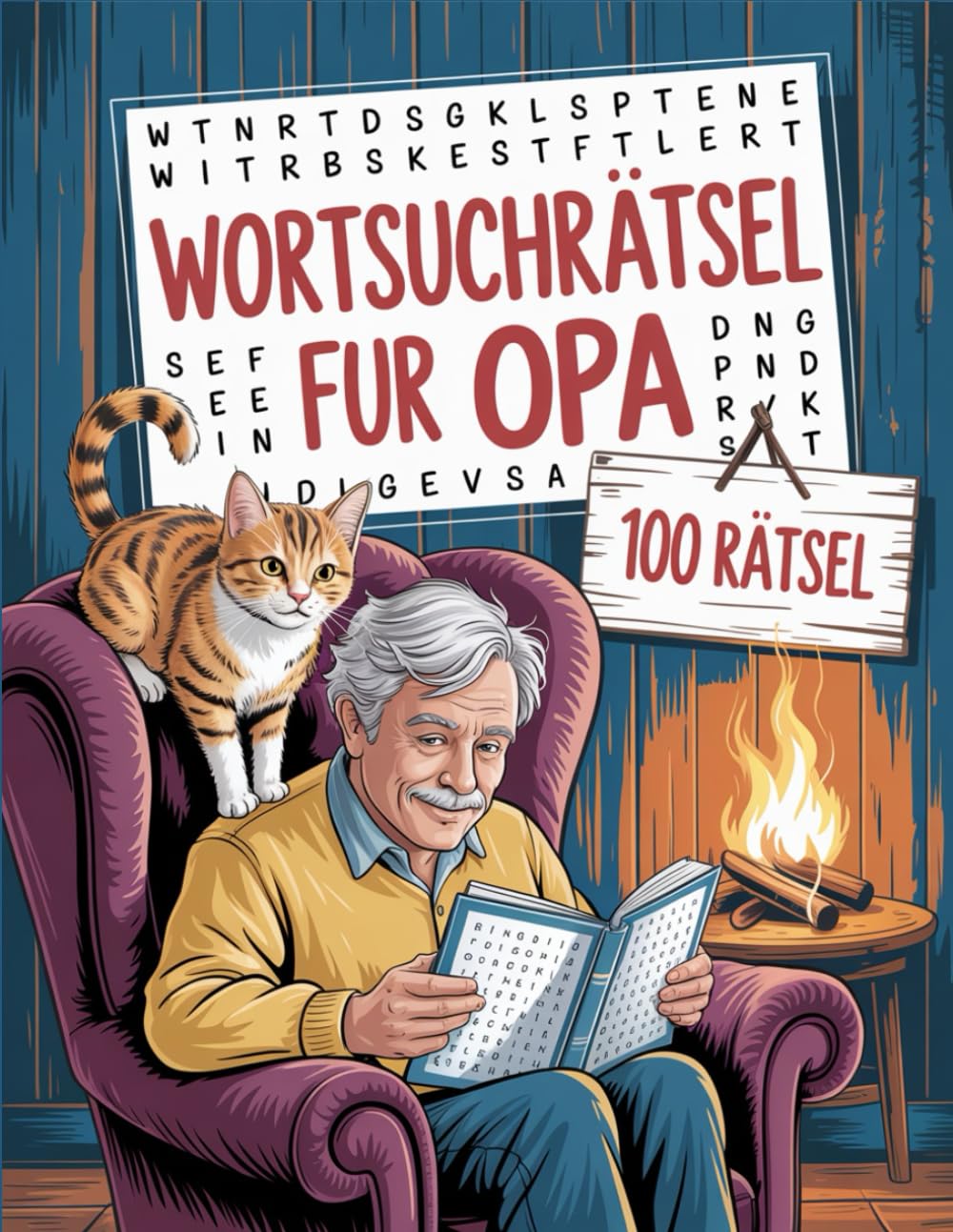 Wortsuchrätsel Fur Opa: Seniorengerechte Suchrätsel für ältere Herren – Denkspaß ohne Stress