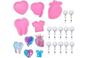 JEZOMONY Doctor Theme Resin Badge Reel Molds