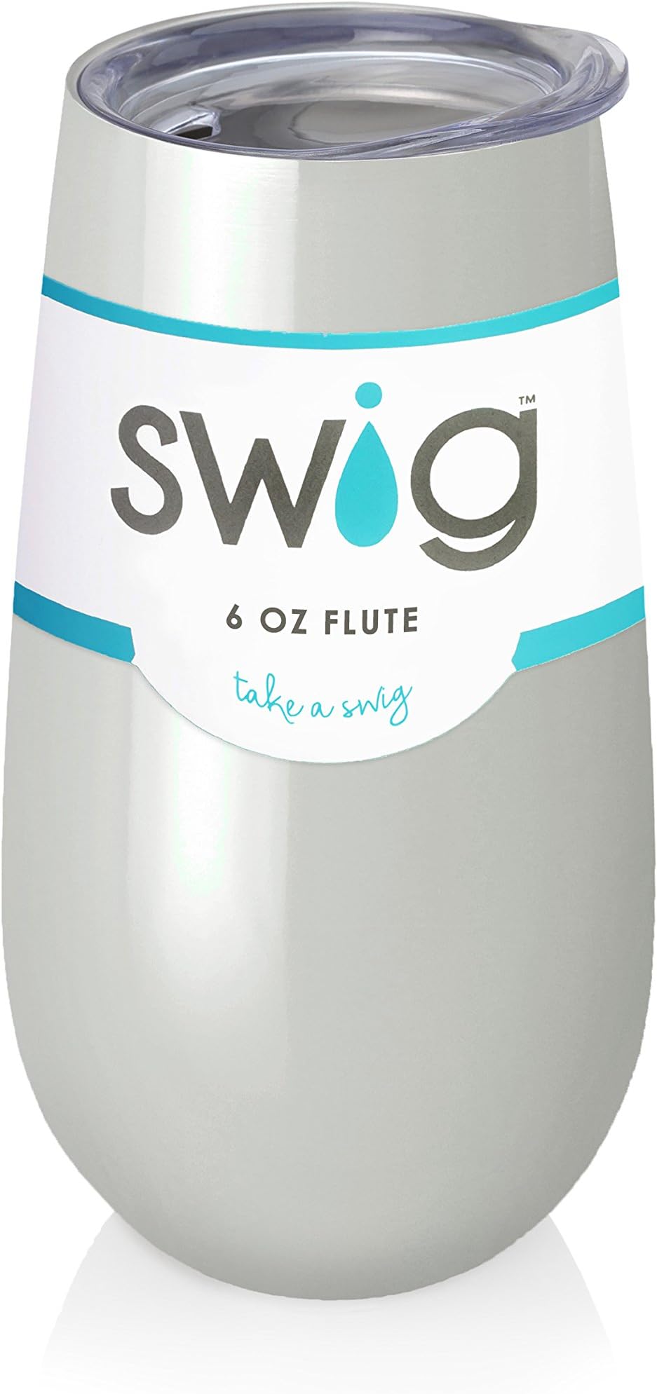 Swig 6oz Flute-Pearl