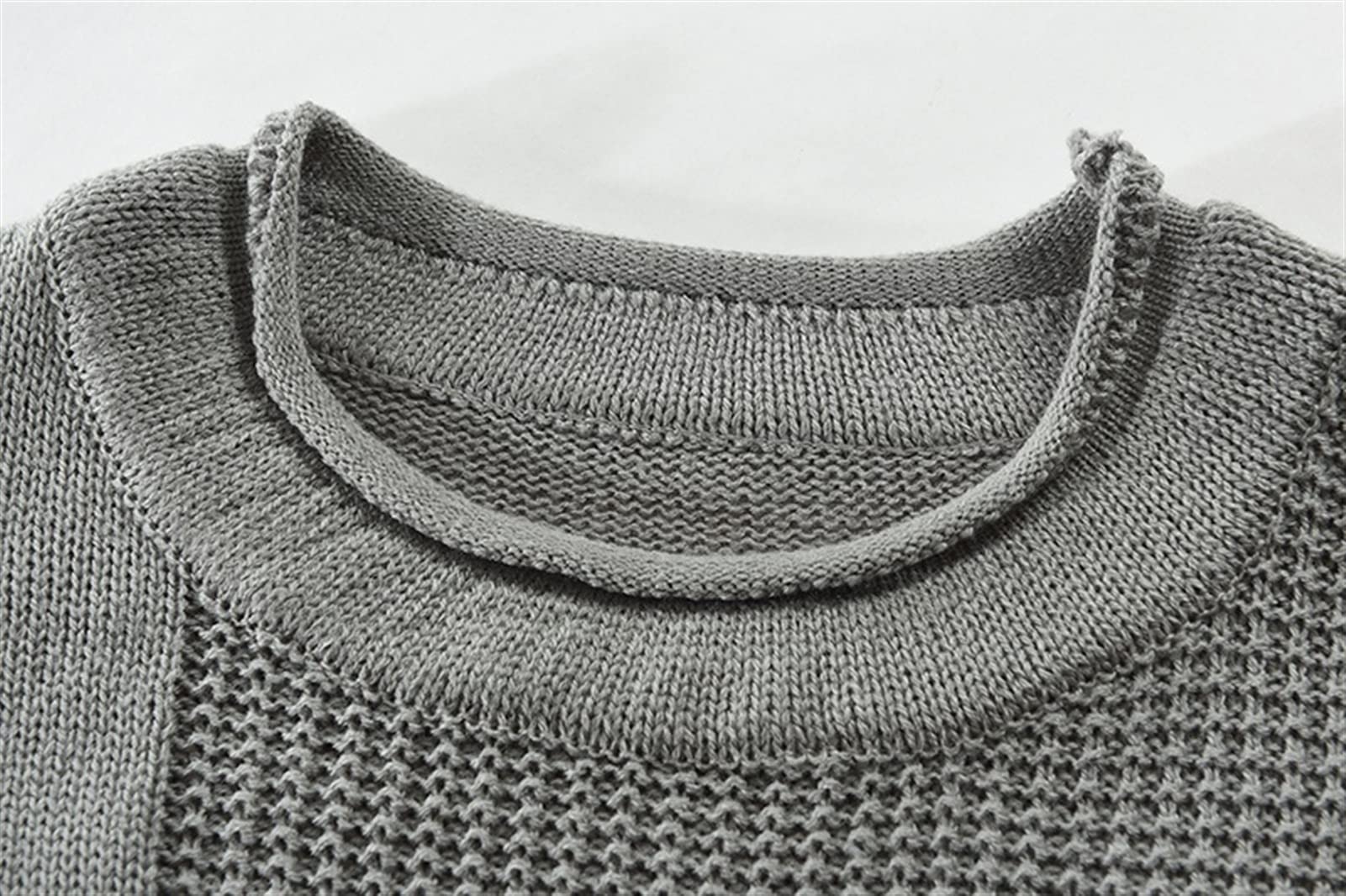 Świąteczny sweter miękki dzianinowy męski sweter sweter z dzianiny kabel sweter stylowy dzianina lekkie swetry pulower wąski sweter dżentelmen na zewnątrz sweter (kolor: Szary, rozmiar: XXXL)