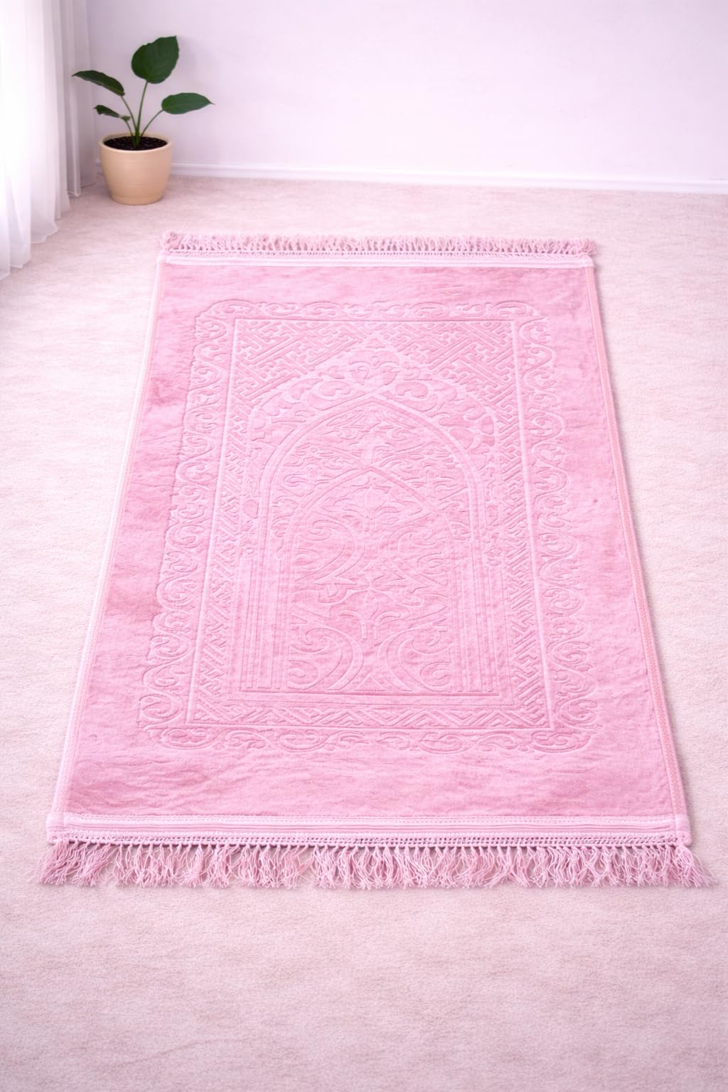 Janamaz Prayer Mat - Turkey Velvet, Aasan Comfort -24