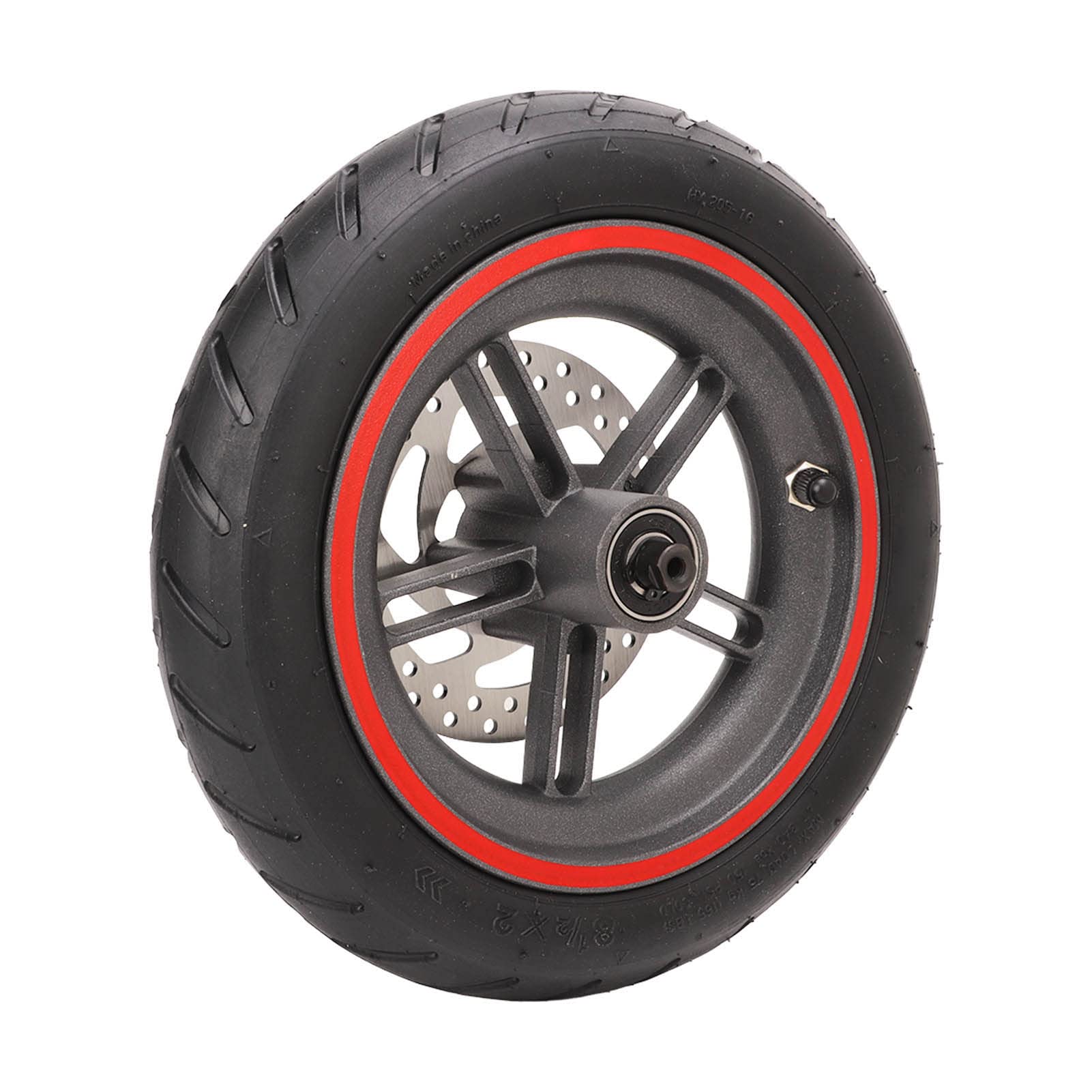 Roue Arrière de Trottinette Électrique pour Xiaomi M365 1S, Pneu de Roue Arrière de Scooter Électrique avec Frein à Disque 110 mm