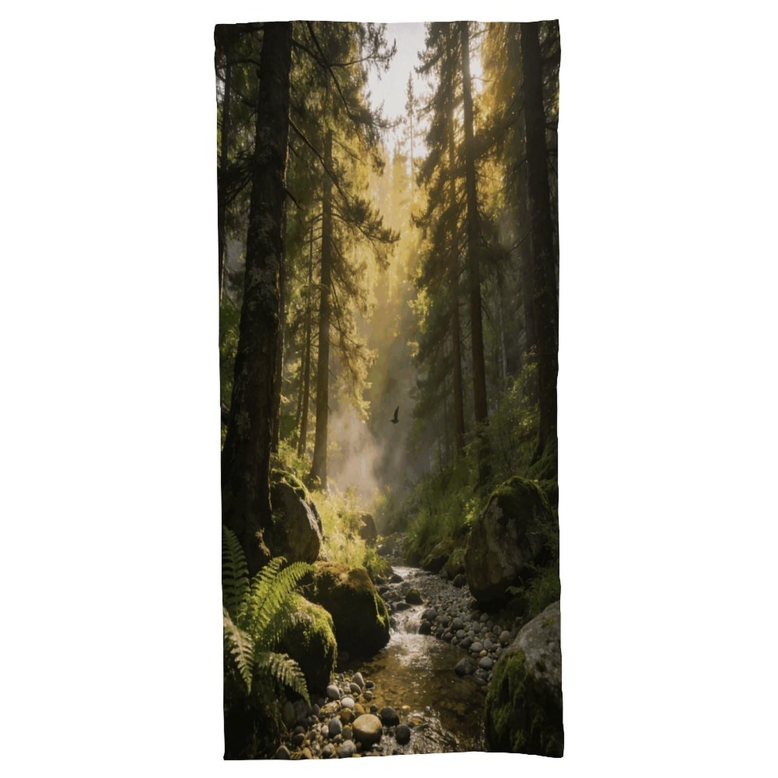 Fodpand Style Morning Lin's Melody Bath Towel, Highly Absorbent & Quick Drying Beach Towel, Compact & Lightweight Pool Towel For Bathroom, Beach, Pool, Gym, Spa, And Hotel Use
