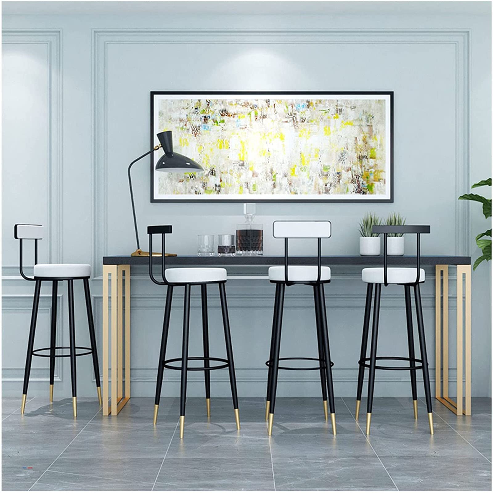 Amazon｜バースツールダイニングテーブルと椅子セット-キッチン
