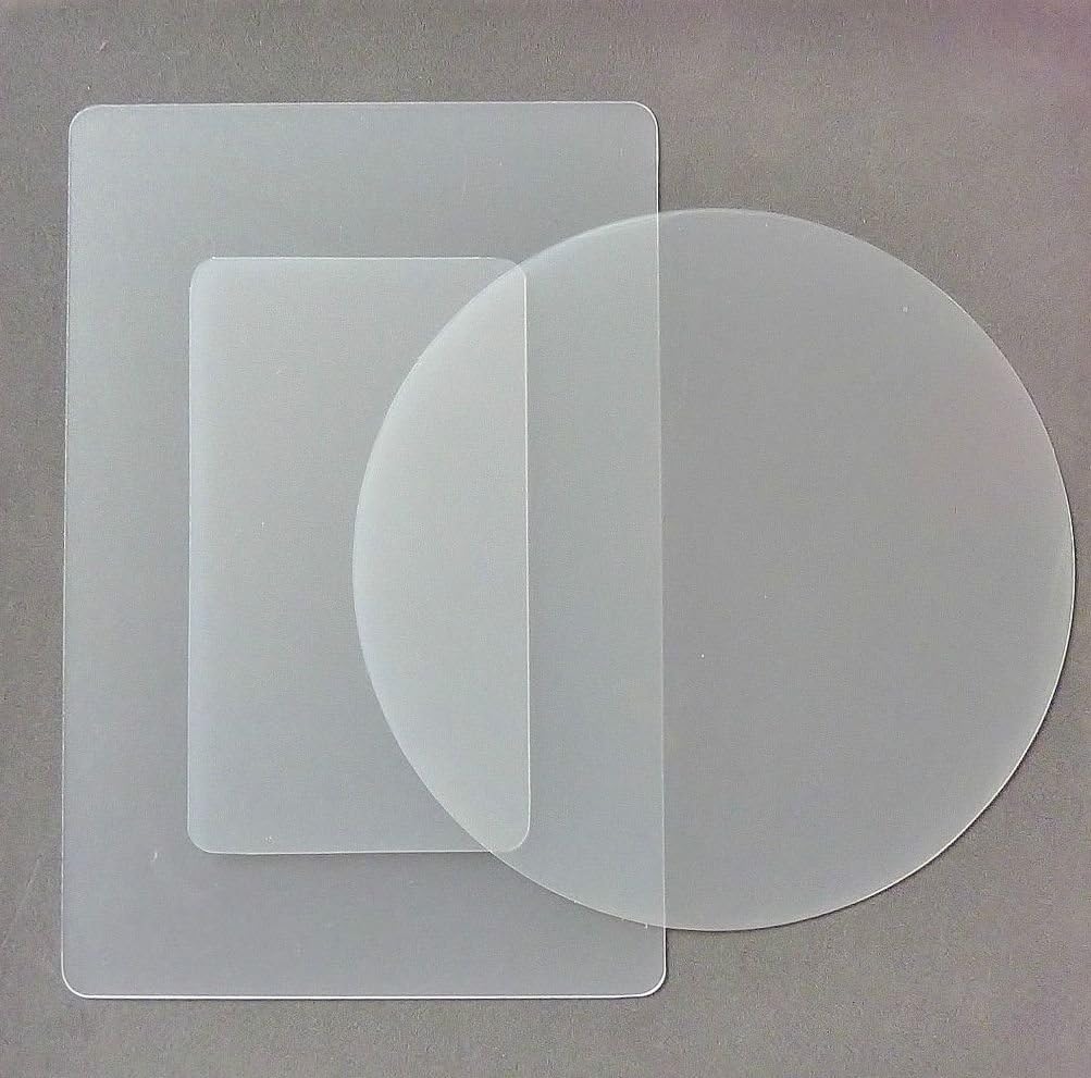 Art of Cake® Perfect Edge Flexi Smoother Set of 3 for Cake Decorating (1.Circle Diameter 125mm 2.Rectangular 105 x 155mm 3.Rectangular 70 x 100mm)