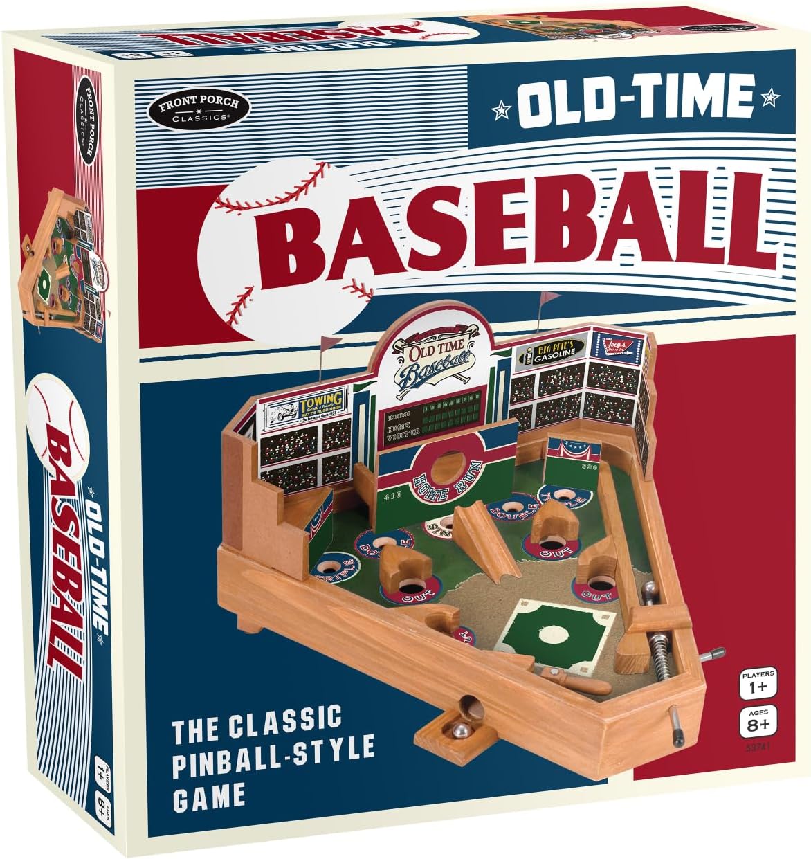 Front Porch Classics, Old Time Baseball Classic Table Top Pinball Game