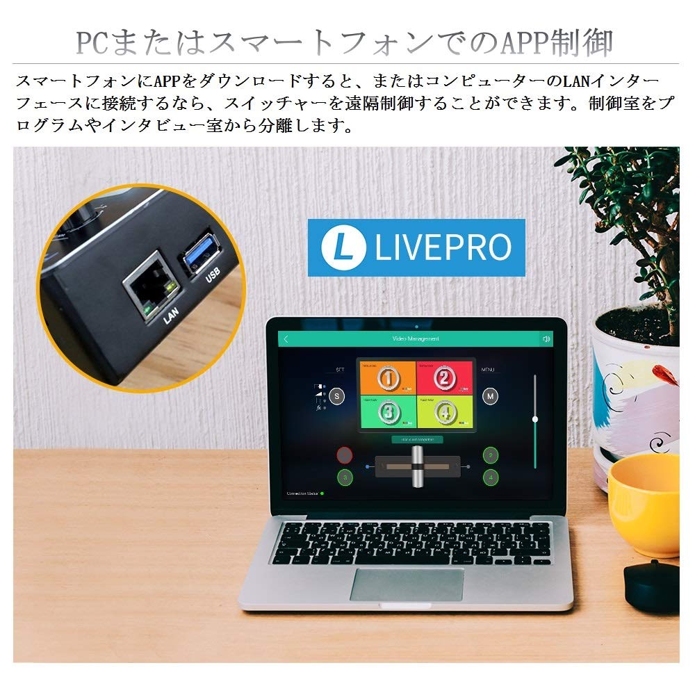 Amazon.co.jp: Feelworld LIVEPRO L1 V1マルチフォーマットビデオ