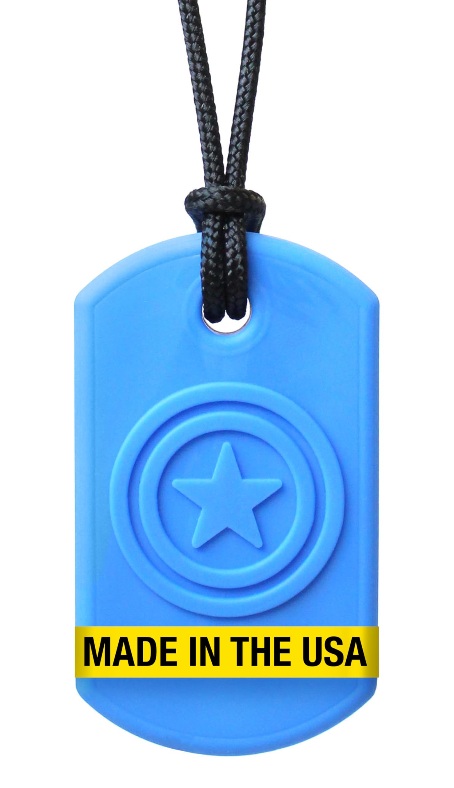 ARK Super Star, Chew Necklaces for Sensory Kids and Adults, Oral Fidget for Autism, ADHD, SPD, Anxiety, Medical-Grade Sensory Chew Necklace, XXT, Very Firm, Royal Blue