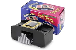 Automatic Card Shuffling Machine for UNO, Poker, Blackjack - 6 Deck Battery...