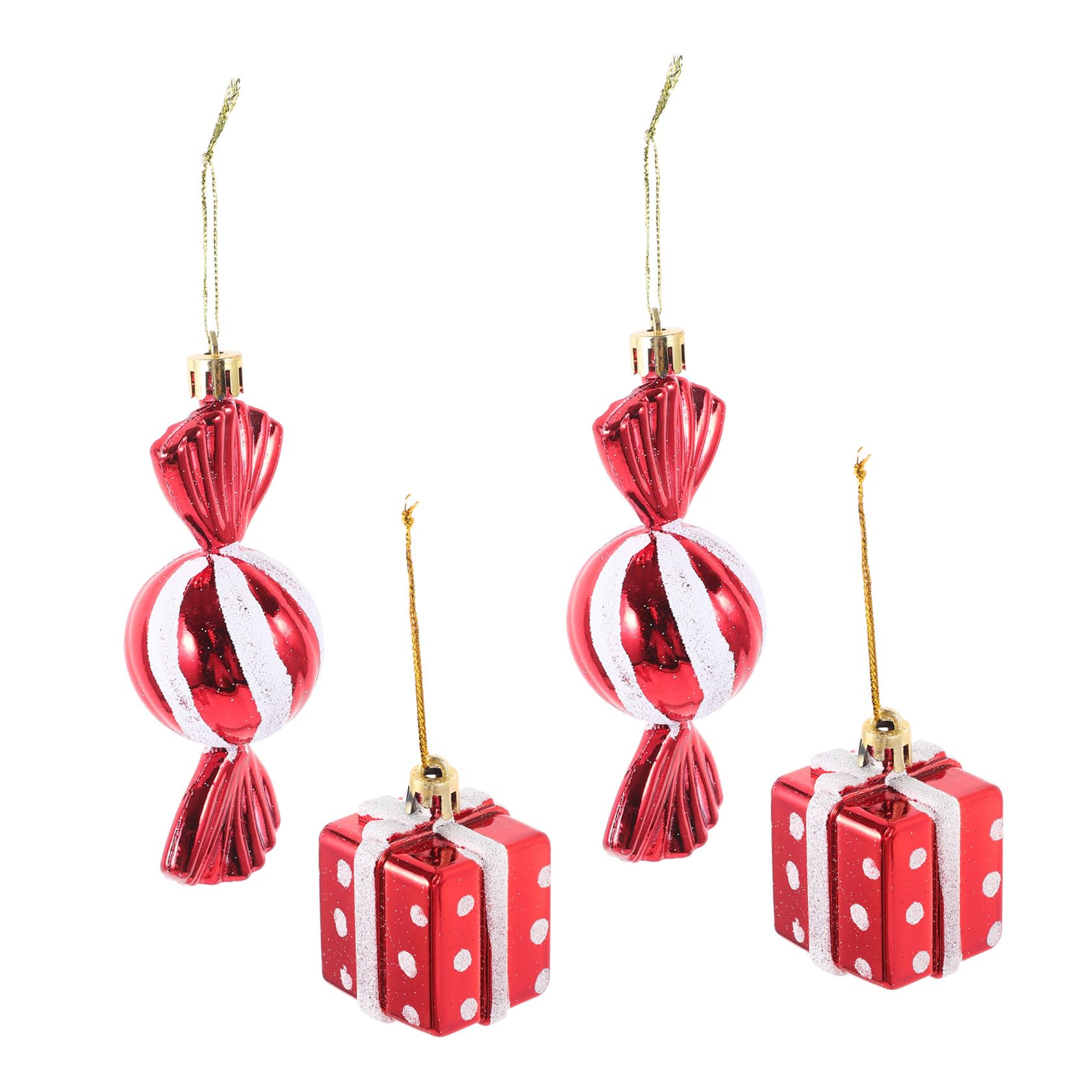 PRETYZOOM 20stücke Teiliges Weihnachtsbaum-hängedekoration Mit Geschenkboxen Und Xmas Deko Für Baum Fenster Und Wände Für Familienfeiern