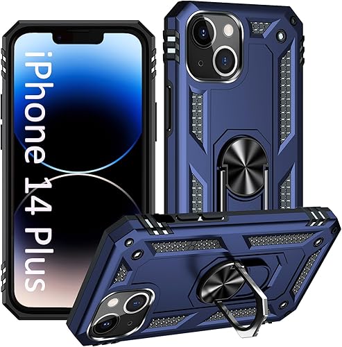 Miniatura 7 de ADDIT Funda para iPhone 14 Pro Max, funda protectora de grado militar para iPhone 14 Pro Max con anillo de soporte para coche para iPhone 14 Pro Max