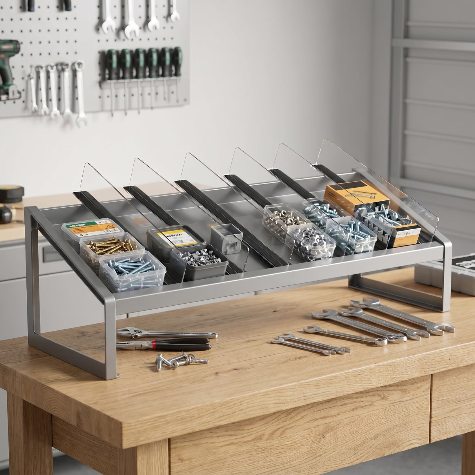 MAGICLULU 20 separatori magnetici per scaffali, per il negozio, organizer per borse per armadio, cassetti, pareti divisorie