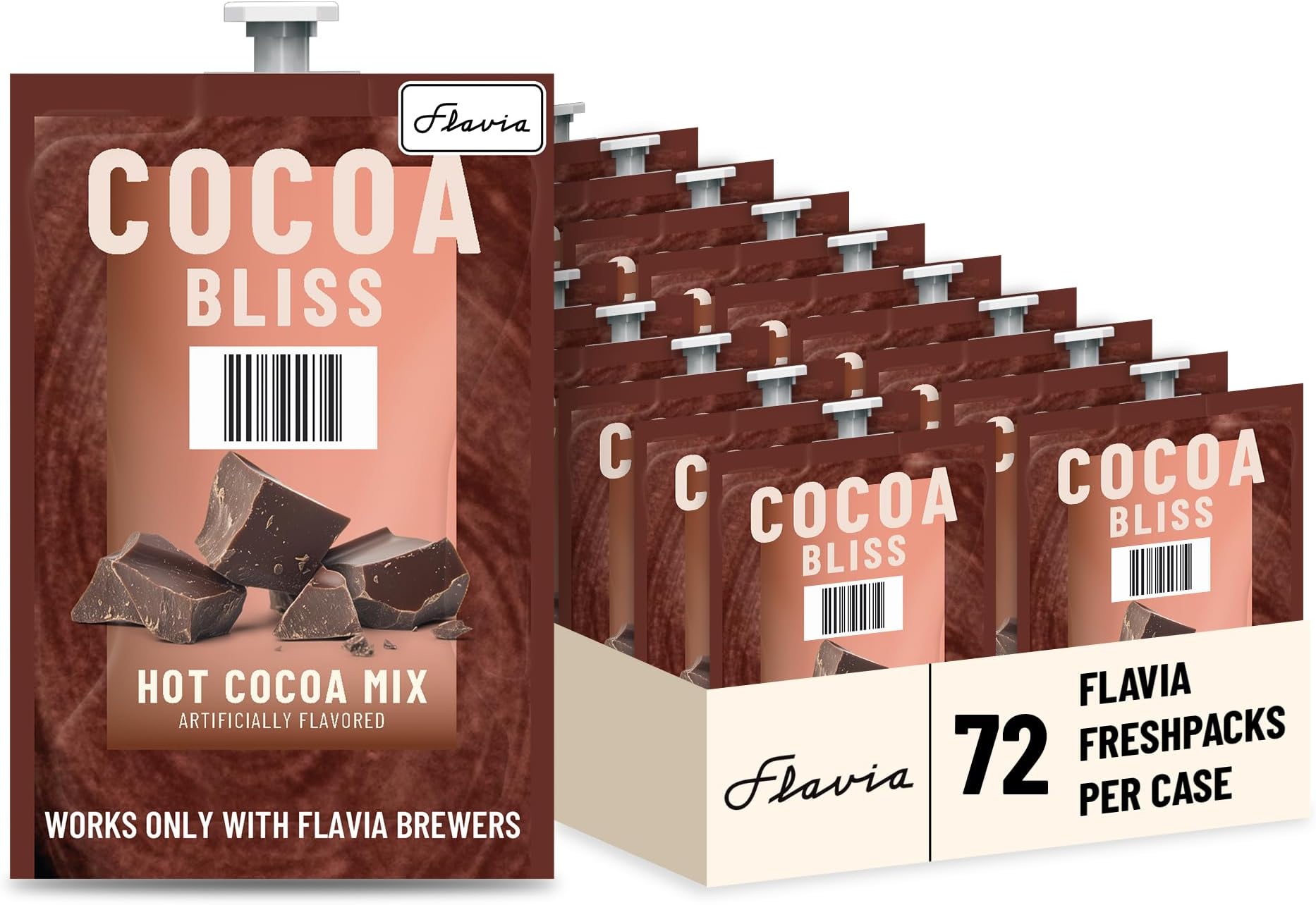 Dove Hot Chocolate Freshpacks for Flavia Brewers (Case of 72)