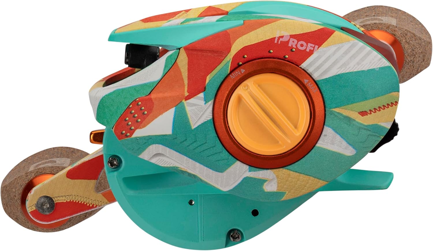 ProFISHiency: Krazy Baitcast Reel 6.6:1 (Right Retrieve) | Graphite Frame & Sideplates | 6.6:1 Gear Ratio | Zero Play Anti-Reverse | Carbon Fiber Drag System | Carbon Handle w/Premium Cork Knobs