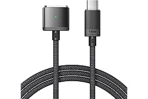 140W Magnetic 3 to USB-C Cable: Effortless Charging for the Modern MacBook Lineup