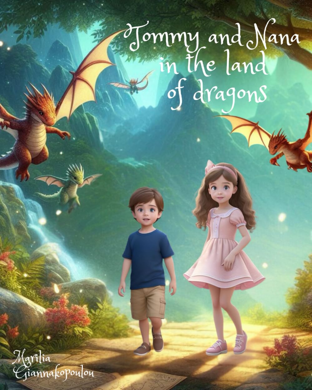 Tommy and Nana in the land of dragons (Magical Journeys with Tommy and Nana: superhero bedtime stories)