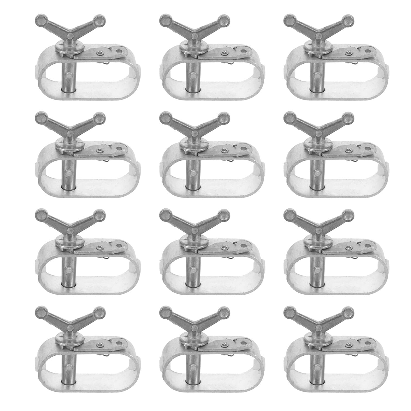 BETOOKY 12 Pezzi Tenditore per Fili da Giardino in Acciaio e Alluminio Tensione Robusta e Funzionamento una Mano per Riparazioni e Gestione di Coperture per Coltivazioni