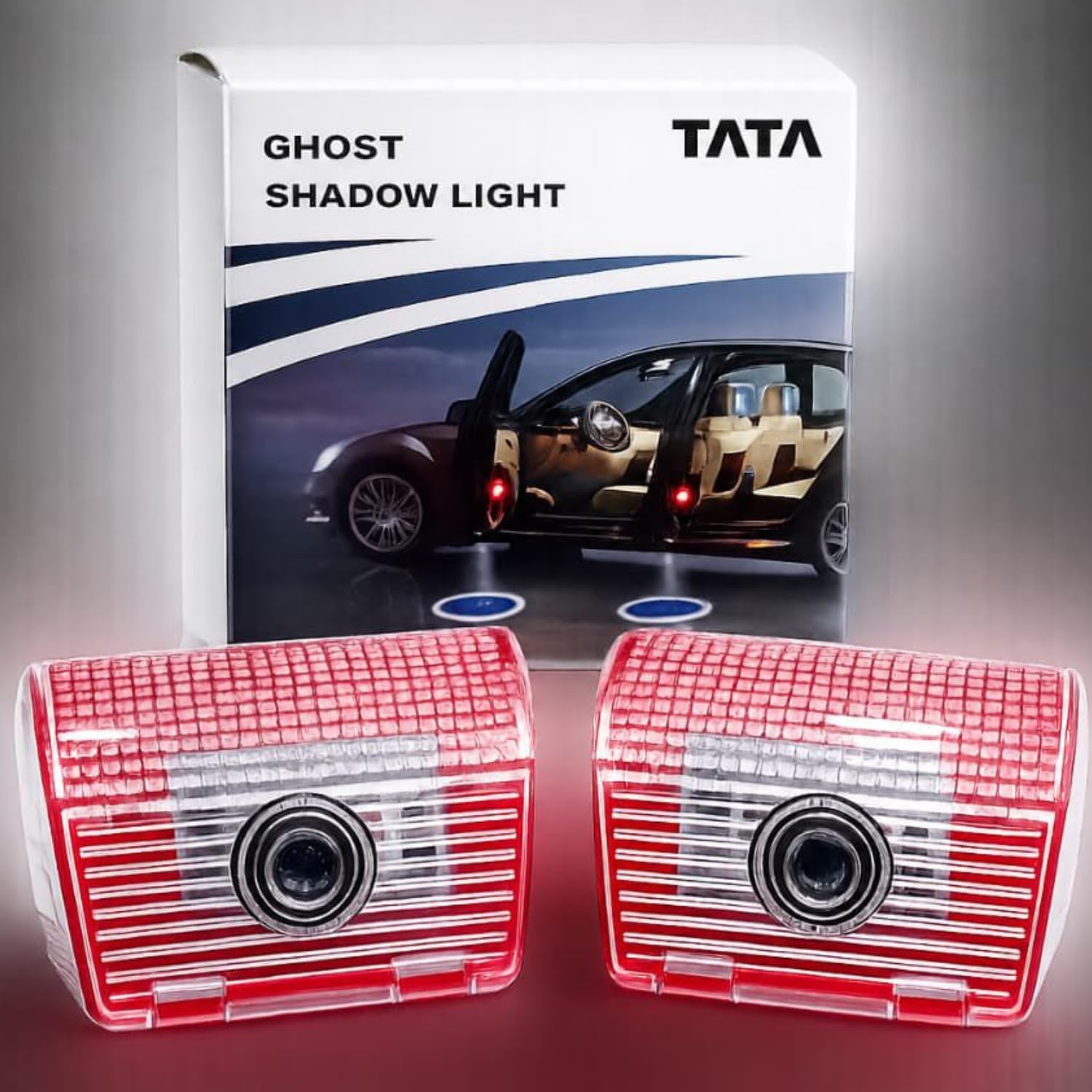 Premium Tata Ghost Shadow Welcome Light for Car Door (Set of 2) | LED Logo Projection Puddle Lamp | 12V Direct Plug & Play Door Courtesy Light | Luxury Entry Illumination Kit-picture-18