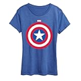 Captain America - Logo Shield - Women's Short Sleeve Graphic T-Shirt