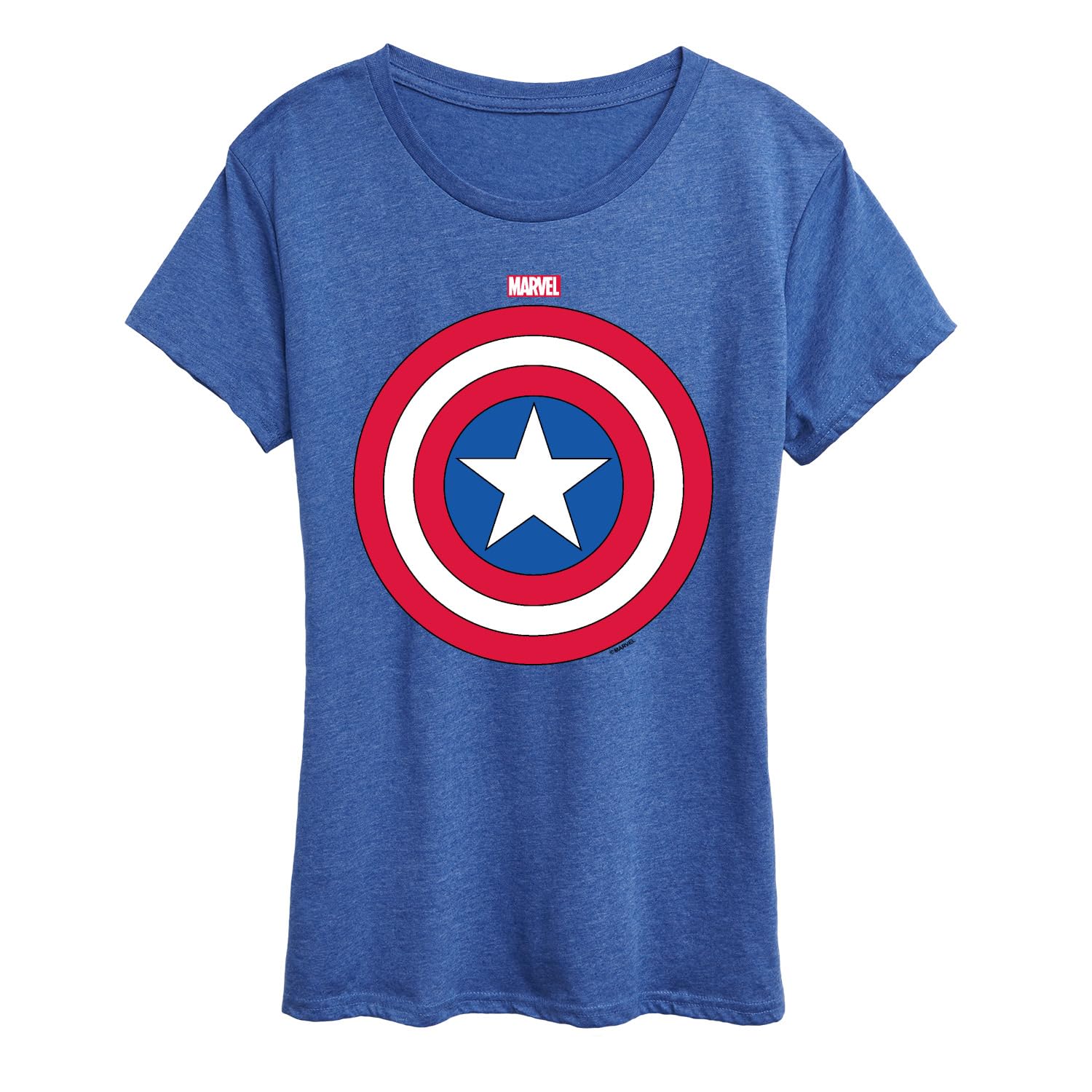 Marvel Captain America - Logo Shield - Women's Short Sleeve Graphic T-Shirt