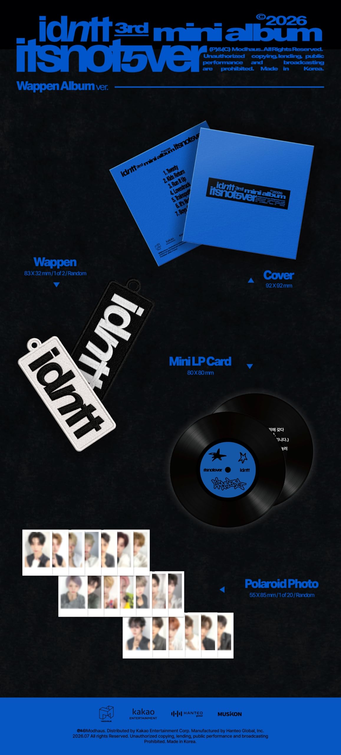 Set di 4 versioni: 2 standard + 1 album Wappen + 1 album musicale Objekt)