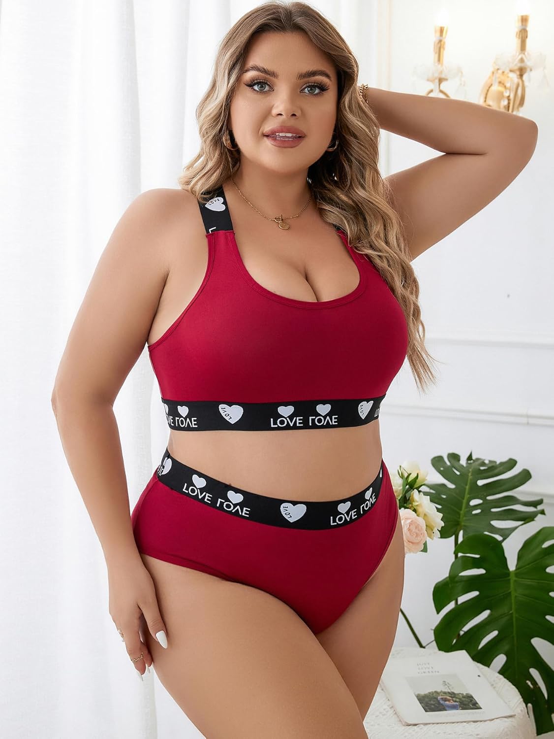 Plus Size Bra and Panty Set for Women Sexy Lingerie for Women Matching Bra and Panty Sets Sports Bras for Women - Image 5