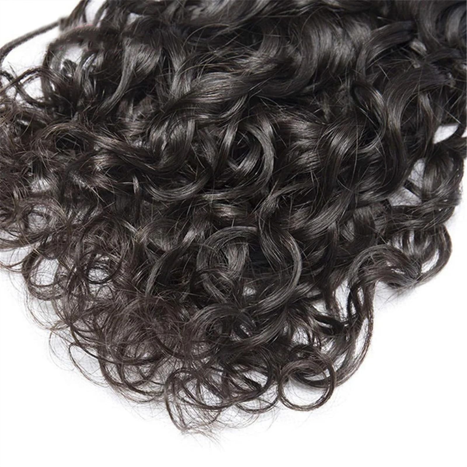 Natural Look, Easy to Wear and Style, Tissage de cheveux humains ondulés, lots de 1/3/4, 8 à 40 pouces, extensions de cheveux malaisiens vierges Remy non traités, mèches humides et ondulées, couleur n